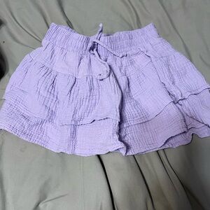 Purple skirt